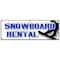 Signmission SNOWBOARD RENTAL BANNER SIGN skis poles boots lessons rent snow board B-72 Snowboard Rental - alternate 1